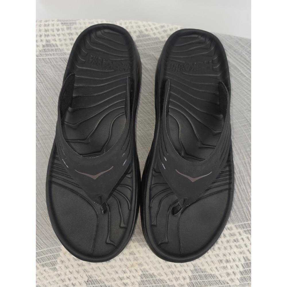 Hoka One One Ora Recovery Flip Black Anthracite Mens Sandals M14